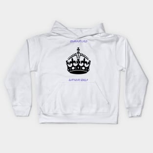 quarantined birthday queen Kids Hoodie